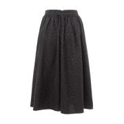 Zwarte Midi Rok voor Vrouwen Lardini , Black , Dames