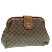 Pre-owned Canvas pouches Celine Vintage , Brown , Dames