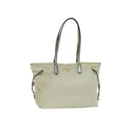 Pre-owned Nylon prada-bags Prada Vintage , White , Dames