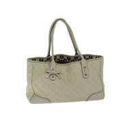 Pre-owned Canvas gucci-bags Gucci Vintage , Beige , Dames