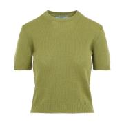 Groene Kasjmier Trui Elegante Stijl Prada , Green , Dames