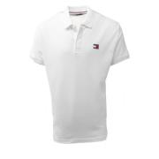 Klassieke Polo Tommy Hilfiger , White , Heren