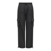 Only Ocashi Cargo Pant WVN Noos Raven | Freewear Grijs Only , Black , ...