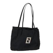 Pre-owned Canvas fendi-bags Fendi Vintage , Black , Dames