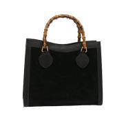 Pre-owned Suede gucci-bags Gucci Vintage , Black , Dames