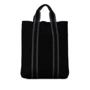 Pre-owned Canvas handbags Hermès Vintage , Black , Dames