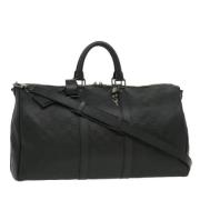 Pre-owned Leather louis-vuitton-bags Louis Vuitton Vintage , Black , D...