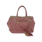 Pre-owned Nylon prada-bags Prada Vintage , Pink , Dames