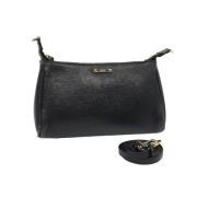 Pre-owned Leather fendi-bags Fendi Vintage , Black , Dames