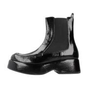 Klassieke Chelsea Boots van zwart leer Pons Quintana , Black , Dames