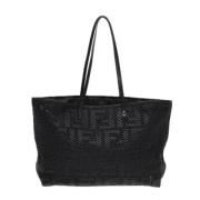 Pre-owned Leather totes Fendi Vintage , Black , Dames