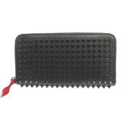 Pre-owned Leather wallets Christian Louboutin Pre-owned , Black , Dame...