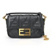 Pre-owned Fabric fendi-bags Fendi Vintage , Black , Dames