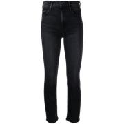 Skinny Jeans Mother , Black , Dames