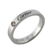 Pre-owned Platinum rings Cartier Vintage , Gray , Dames