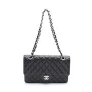 Pre-owned Canvas chanel-bags Chanel Vintage , Black , Dames