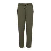 Comfortabele broek van gerecyclede polyester mix Soyaconcept , Green ,...