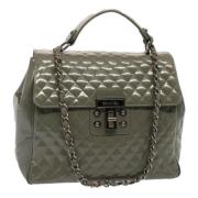 Pre-owned Fabric chanel-bags Chanel Vintage , Gray , Dames