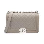 Pre-owned Fabric chanel-bags Chanel Vintage , Gray , Dames