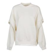 Casual Sweatshirt voor Dagelijks Comfort Hinnominate , White , Dames