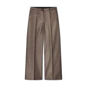 Glitter Broek 4s2732-12126 Summum Woman , Brown , Dames