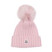 Neutrale Wol Wintermuts Moncler , Pink , Dames