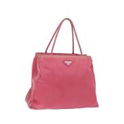 Pre-owned Nylon prada-bags Prada Vintage , Pink , Dames