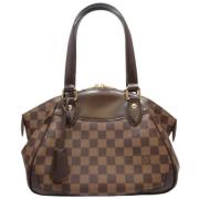 Pre-owned Canvas louis-vuitton-bags Louis Vuitton Vintage , Brown , Da...