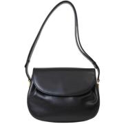 Pre-owned Leather gucci-bags Gucci Vintage , Black , Dames