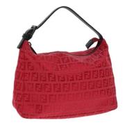 Pre-owned Canvas handbags Fendi Vintage , Red , Dames