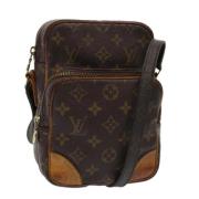 Pre-owned Canvas louis-vuitton-bags Louis Vuitton Vintage , Brown , Da...