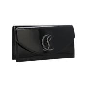 Pre-owned Leather clutches Christian Louboutin Pre-owned , Black , Dam...