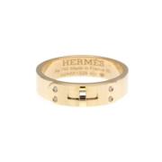 Pre-owned Rose Gold rings Hermès Vintage , Yellow , Dames