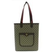 Pre-owned Canvas gucci-bags Gucci Vintage , Beige , Dames