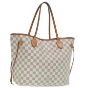 Pre-owned Canvas louis-vuitton-bags Louis Vuitton Vintage , White , Da...