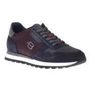 Trainers in blue and grey suede and fabric Baldinini , Multicolor , He...