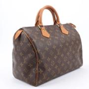 Pre-owned Leather handbags Louis Vuitton Vintage , Brown , Dames