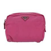 Pre-owned Fabric clutches Prada Vintage , Pink , Dames