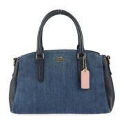 Pre-owned Denim handbags Coach Pre-owned , Blue , Dames