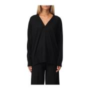 Stijlvolle Sweater Collectie Liviana Conti , Black , Dames