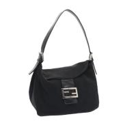 Pre-owned Nylon handbags Fendi Vintage , Black , Dames