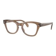 Stijlvolle Lichtbruine Brillenmonturen Ray-Ban , Brown , Unisex