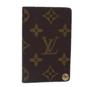 Pre-owned Canvas wallets Louis Vuitton Vintage , Brown , Dames