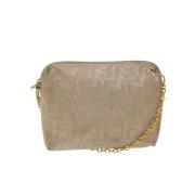 Pre-owned Canvas fendi-bags Fendi Vintage , Beige , Dames