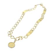 Pre-owned Metal chanel-jewelry Chanel Vintage , Yellow , Dames