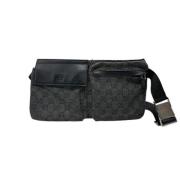 Pre-owned Canvas gucci-bags Gucci Vintage , Black , Dames