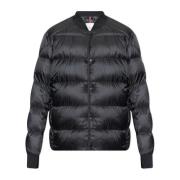 Donsjack met logo Moncler , Black , Heren