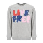 Live Free Hoodie Comme des Garçons , Gray , Heren