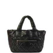 Pre-owned Nylon chanel-bags Chanel Vintage , Black , Dames