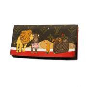 Pre-owned Fabric wallets Louis Vuitton Vintage , Brown , Dames